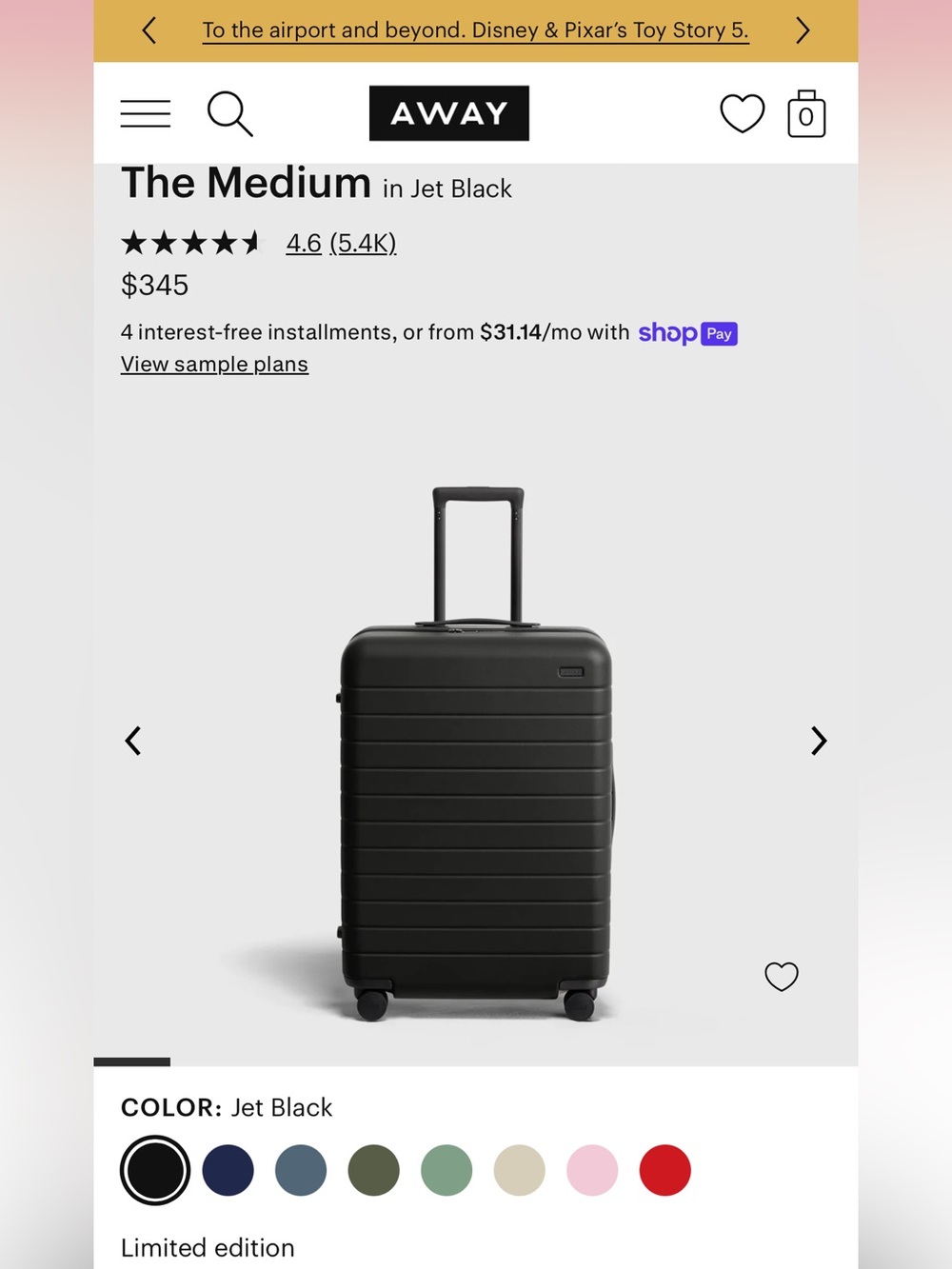 Away luggage